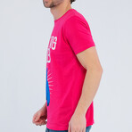 Graphic Tee // Boxing // Pomegranate  (S)