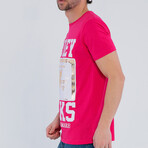 Graphic Tee // Money Talks // Pomegranate (S)