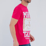 Graphic Tee // Money Talks // Pomegranate (S)