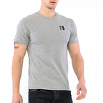 Numeral Logo Crew Neck // Gray Melange (S)