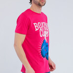 Graphic Tee // Boxing // Pomegranate  (S)