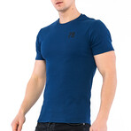 Numeral Logo Crew Neck // Indigo (S)