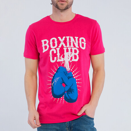 Graphic Tee // Boxing // Pomegranate  (S)