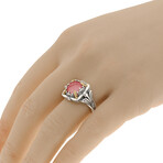 Gen K Sterling Silver + 18K Yellow Gold Tulite Doublet Ring // Ring Size: 8 // New