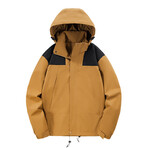 Hooded Jacket // Caramel + Black (3XL)