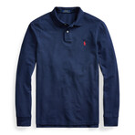 Long Sleeve Polo Shirt // Navy (2XL)