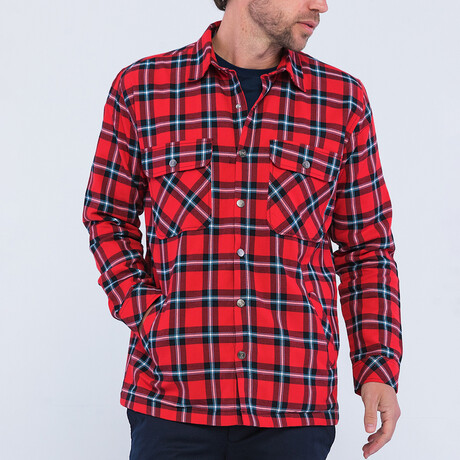 Men's Jacket // Plaid Red (S)