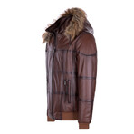 Faux Fur Parka // Brown (S)