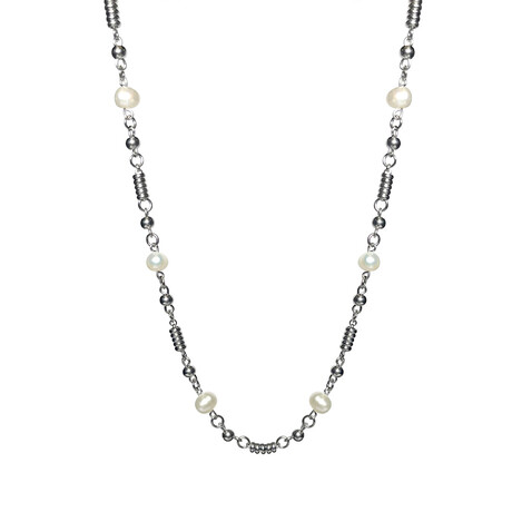 Beaded Pearl Necklace