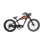 GlareWheel Electric Bike Fat Tire 750W Cruiser