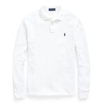 Long Sleeve Polo Shirt // White (L)