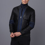 Fencing Leather Jacket // Black (S)