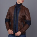 Fencing Leather Jacket // Chestnut (S)