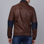 Fencing Leather Jacket // Chestnut (S)