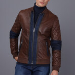 Fencing Leather Jacket // Chestnut (S)