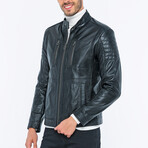 Leather Utility Jacket // Black (S)