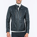 Leather Utility Jacket // Black (S)