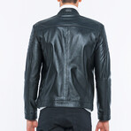 Leather Utility Jacket // Black (S)