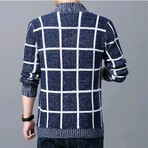 SHAWL COLLAR CARDIGAN // DARK GRAY (L)