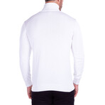 Men’s Essential Turtleneck Sweater // White (3XL)