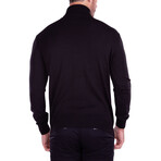 Men’s Essential Turtleneck Sweater // Black (2XL)