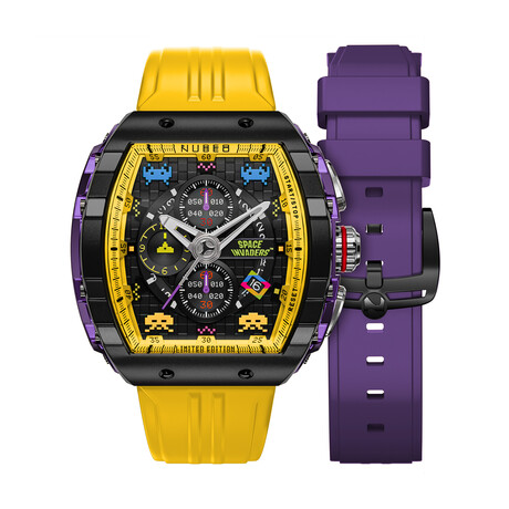 Nubeo Magellan Chronograph Space Invaders LE Quartz // NB-6024-SI-04