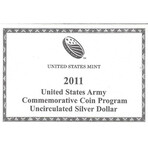 2011 S US Army Silver Dollar Commemorative