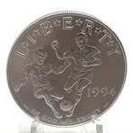 1994 D United States of America World Cup Silver Dollar coin