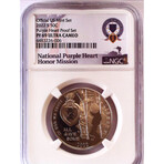 2022 S Purple Heart Proof Half Dollar NGC Proof 69 Ultra Cameo #006