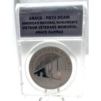 2015 $ 2 Americas National Monuments Vietnam Veterans Memorial Proof 70