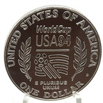 1994 D United States of America World Cup Silver Dollar coin