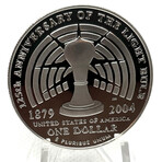 2004 P Thomas Edison Proof Silver Dollar Deep Cameo