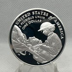 2022 W National Purple Heart Hall of Honor Commemorative Proof Silver Dollar