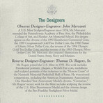 1994 Vietnam Vererans Memorial Proof Silver Dollar