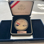 1997 50th Anniversary Jackie Robinson PROOF Deep Cameo Silver Dollar