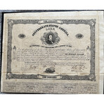 1862 $100 CSA "LOAN" bond + 1864 $ 10 CSA note Excellent condition