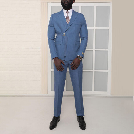 Logan 2-Piece Slim Fit Suit // Blue (Euro: 44)