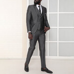 Jamison 3-Piece Slim Fit Suit // Dark Gray (Euro: 56)