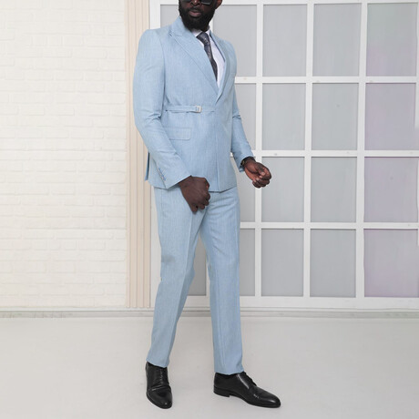 Logan 2-Piece Slim Fit Suit // Light Blue (Euro: 44)