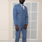 Logan 2-Piece Slim Fit Suit // Blue (Euro: 46)