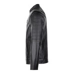 Leather Racer Jacket // Black // Style 3 (S)