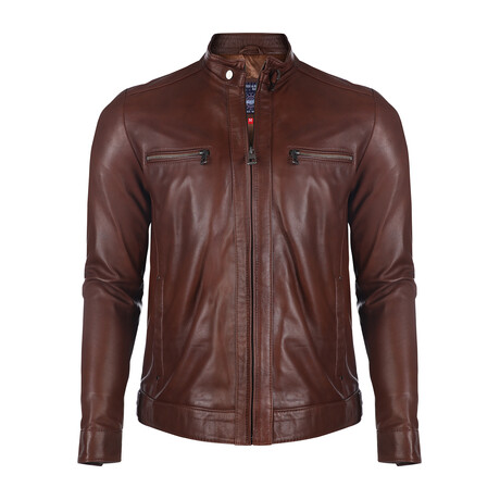 Racer Jacket // Brown (S)