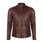Racer Jacket // Brown (S)