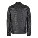 Leather Racer Jacket // Black // Style 3 (S)
