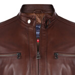 Racer Jacket // Brown (S)