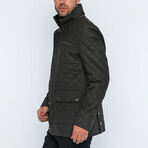 Quilted Jacket // Back + Brown (S)