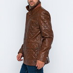 Quilted Jacket // Brown (S)