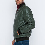 Bomber Quilted Jacket // Green (S)