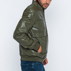 Bomber Jacket // Olive Green (S)