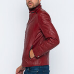 Quilted Jacket // Burgundy (S)